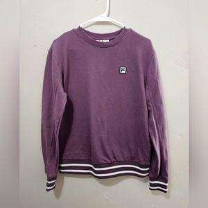 Vintage Fila Jumper Purple Sweatshirt Size Small